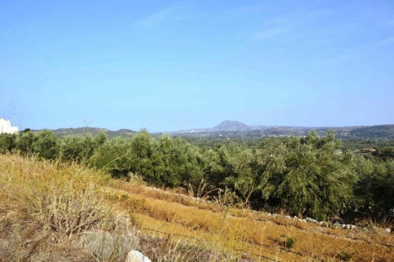 Stilos Blick auf die Landschaft auf Kreta zum Verkauf Grundstück kaufen